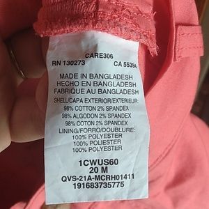 Lee Regular Fit Skort Mid rise size 20M